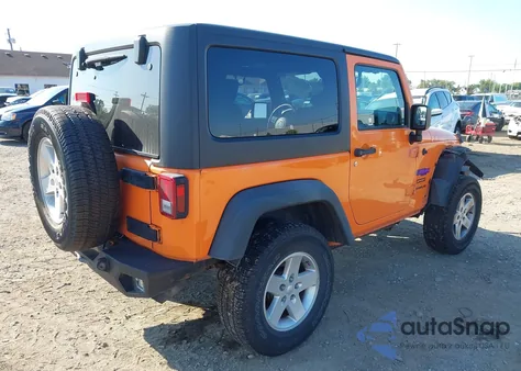 2012 Jeep Wrangler Sport from USA, damaged, VIN 1C4AJWAG7CL186283